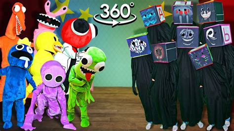 New Rainbow Friends Vs Doors All Phases In Real Life Vr 360° 🎶 Friday