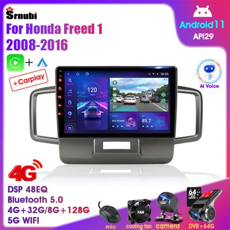 Android 11 2 Din รถวิทยุสำหรับ Honda Freed 1 Spike 2008 2016เครื่องเล่น