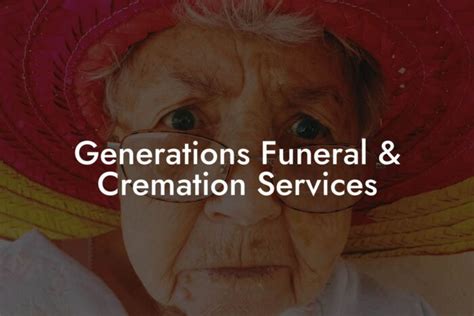 Generations Funeral & Cremation Services - Eulogy Assistant