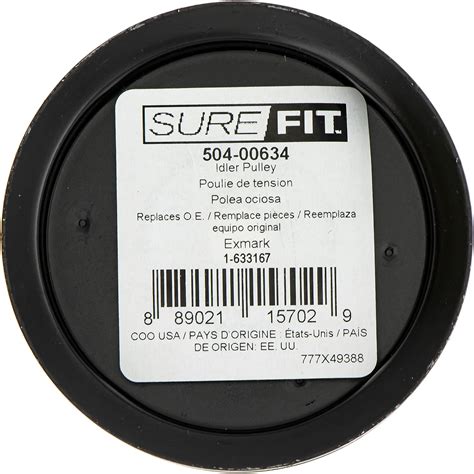 Amazon Surefit Flat Idler Pulley Replacement For Exmark