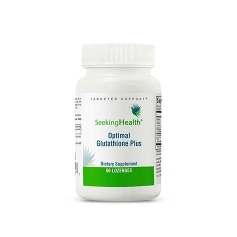 Seeking Health Optimal Glutathione Plus Lozenges Capsules Nature