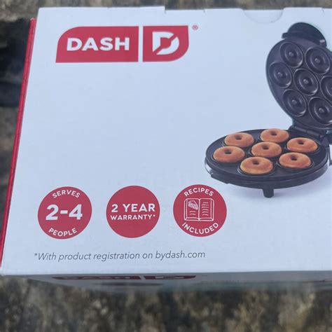 Dash 7 Mini Donut Maker Machine For Kid Friendly Breakfast Snacks