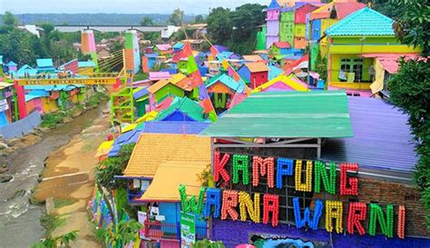 Kampung Warna Warni Malang Beneran Mirip Di Brasil Lho