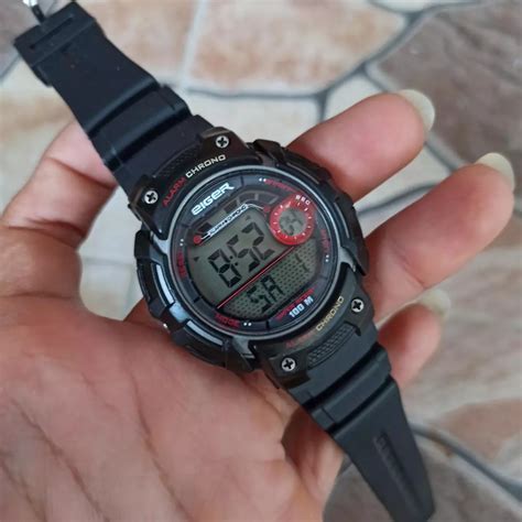 Jam Tangan Outdoor Adventure Eiger Digital Original Cakep Fesyen Pria