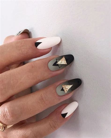 Unique Nails Trendy Nails Stylish Nails Cute Nails Black And White