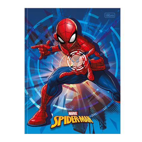 Caderno Universit Rio Brochura Homem Aranha Folhas Tilibra