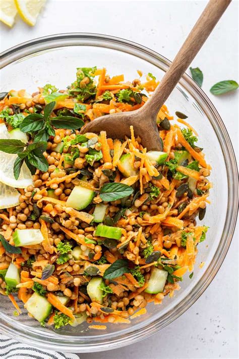 Lentil Salad With Veggies Simply Quinoa