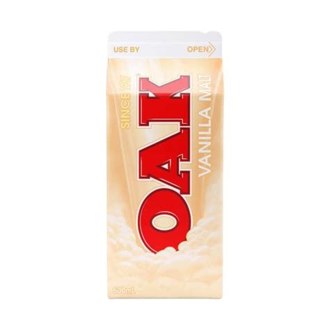 Buy Oak Vanilla Malt Flavoured Milk Ml Coles