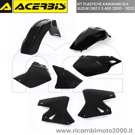 Carenature Kit Plastiche Carene Acerbis Nere Kawasaki Klx Suzuki Drz E