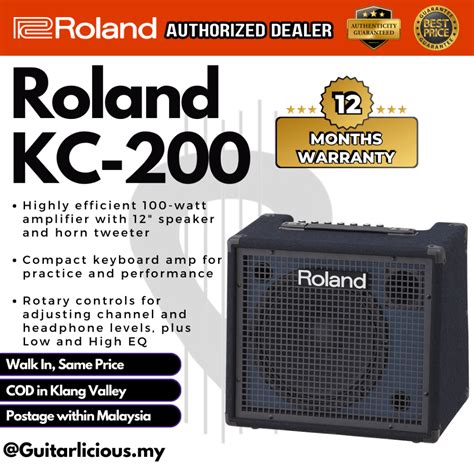 Roland Kc Watt Inch Channel Keyboard Amplifier Kc Kc