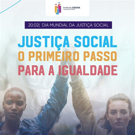 Dia Da Justi A Social Instituto Ensina