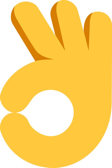 "ok hand default" Emoji - Download for free – Iconduck