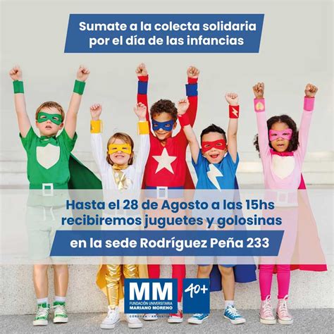 S Mate A La Colecta Solidaria Por El D A De Las Infancias Novedades Y