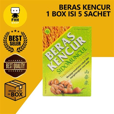 Jual Beras Kencur Box Isi Sachet Minuman Tradisional Shopee Indonesia