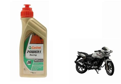 Castrol Power1 50 4t 1 L Bike Engine Oil Tvs Apache Rtr 160 10w Power Multi Colour