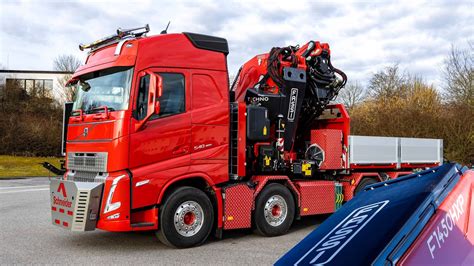 Volvo Fh X Mit Fassi F Ra Und Fly Jib L Hxp Techno