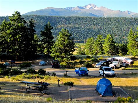 Moraine Park Campground Longs Peak On The Horizon Flickr