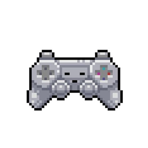 Premium Vector Stick Controller In Pixel Art Style