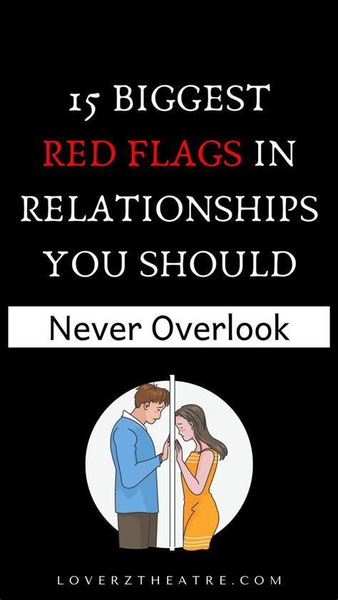 15 Biggest Red Flags In Relationships You Should Never Overlook