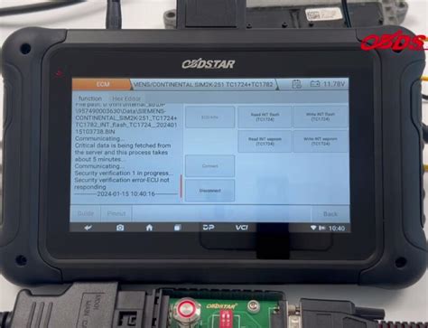 OBDSTAR DC706 Clone Hyundai Siemens SIM2K 251 On Bench UOBDII