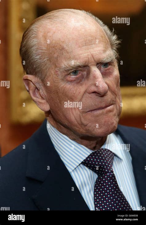 The Duke Of Edinburgh Attending A Reception For The Queens Anniversary