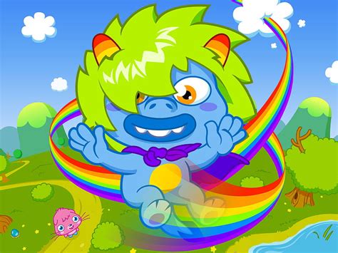 Moshi The Monster Smiles Monster Moshi Blue Hd Wallpaper Peakpx