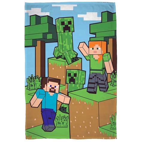 Koc Polarowy Minecraft Cm X Cm Allegro Pl