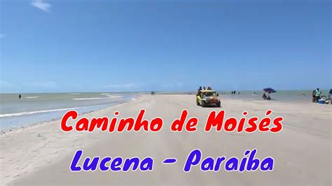 Caminho de Moisés Praia Ponta de Lucena Paraíba YouTube