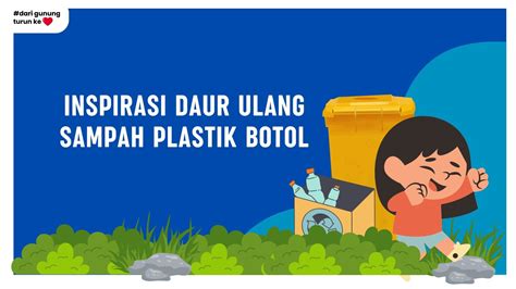 Inspirasi Daur Ulang Sampah Plastik Botol La Vida Mineral Water Pt