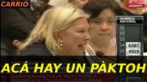 Acá hay un PACTO Lilita Carrió YouTube