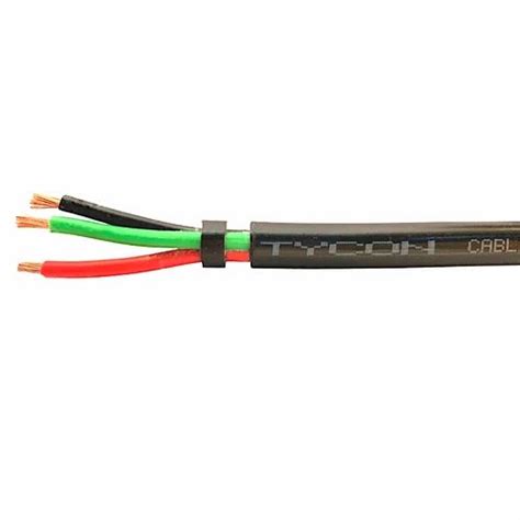 Tycon Black Sq Mm X Core Copper Flexible Cable At Roll In