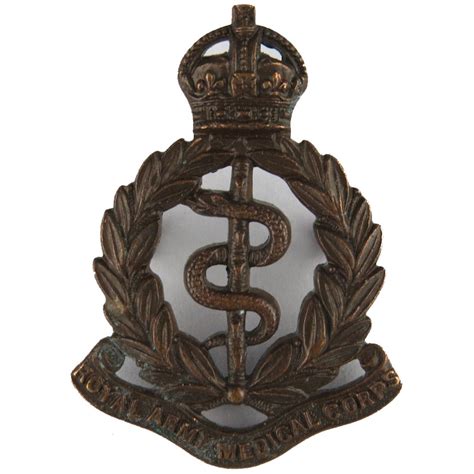 Royal Army Medical Corps Officers Cap Badge