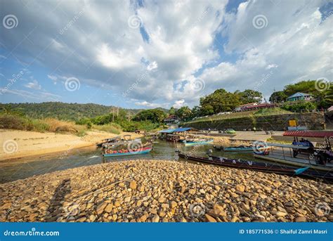 Kuala Tembeling Pahang Malaysia July Structure With Word