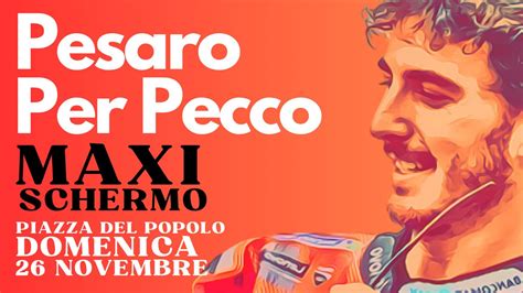 Pesaro Per Pecco Domenica Maxi Schermo In Piazza Del Popolo