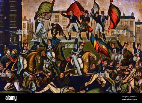 Peterloo massacre painting hi-res stock photography and images - Alamy