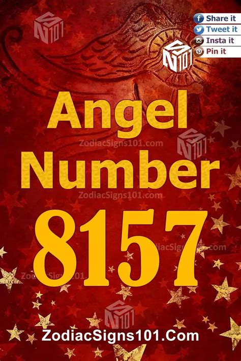 8157 Angel Number Spiritual Meaning And Significance ZodiacSigns101