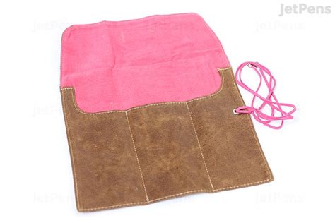 Pleple Choco Pencil Case Hot Pink Lining Jetpens