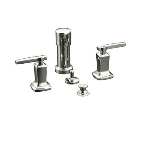 Kohler Margaux Vibrant Polished Nickel Vertical Spray Bidet Faucet At