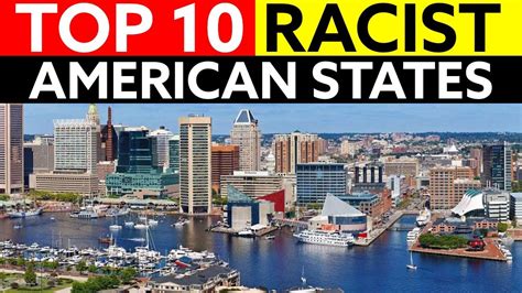 Top 10 Racist States In America Revealed Shocking Rankings YouTube