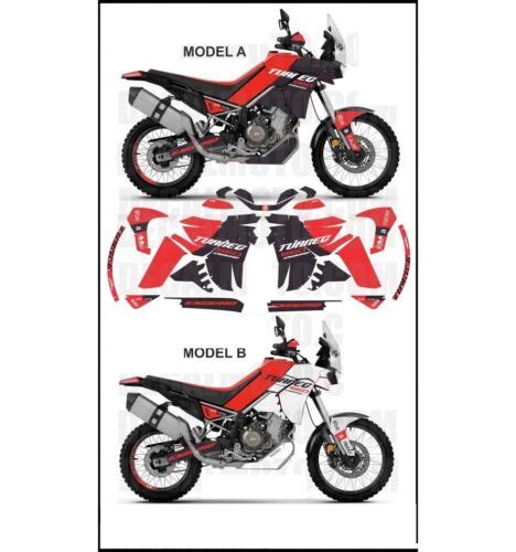 Tuareg Enduro Red Compatible Sticker Kit Ebay