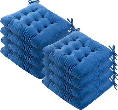 Qunclay Set Of 8 Chair Cushions 15 X 15 Inch Dining Chairs Pads Patio