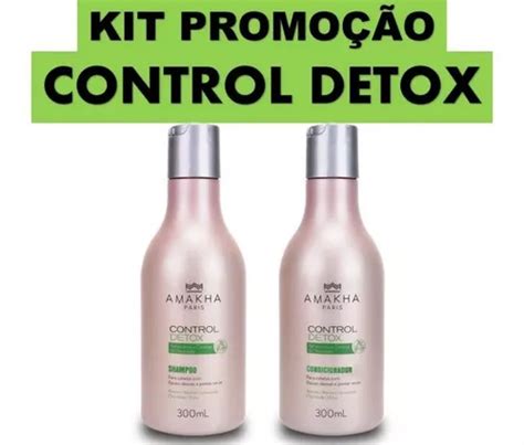 Kit Shampoo E Condicionador Control Detox Amakha Paris 300ml MercadoLivre