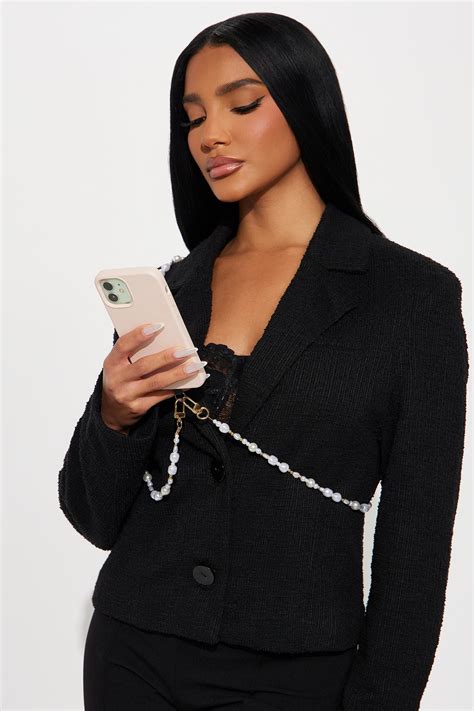 Just Pearly Things Phone Crossbody Chain - Ivory/combo | Fashion Nova