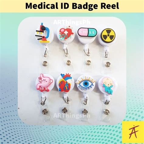 Medical Id Badge Reel Retractable Id Holder Med Tech Rad