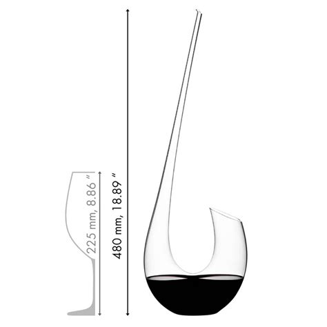 Riedel Swan Mini Decanter 375ml Peters Of Kensington