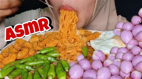 VIRAL TIKTOK ASMR MIE KUAH PEDAS BAWANG MERAH JAHAT CABE RAWIT SPICY