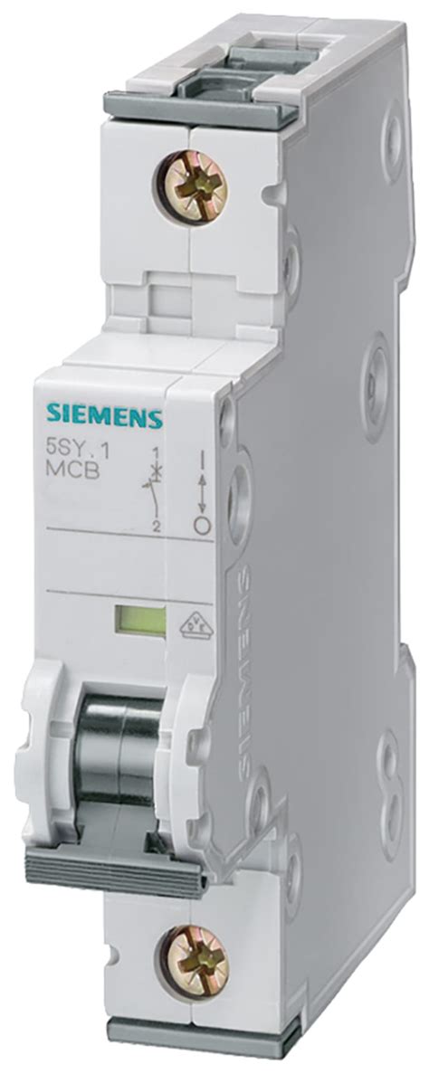 5SY41635 Siemens Siemens Sentron 5SY4 MCB 1P Poles 63A Type A