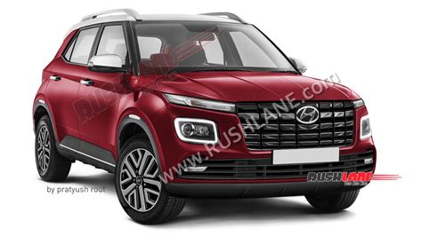 2022 Hyundai Venue Facelift Render In 5 New Colours