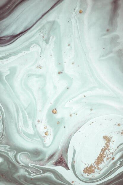 Premium Photo Abstract Background Of Turquoise Liquid Marble