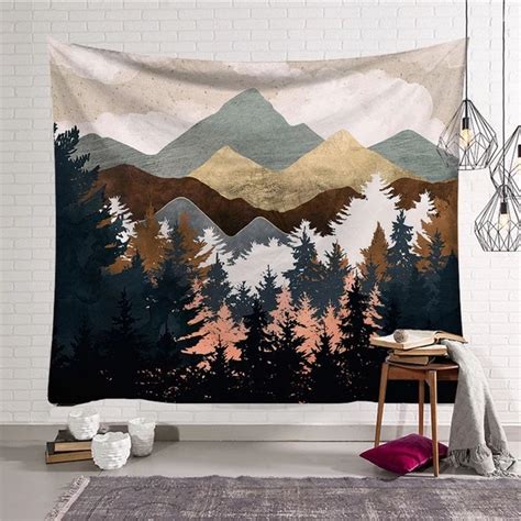 Tapestry Mosaic Mountain Shop Tapestries Soul Monkey Living